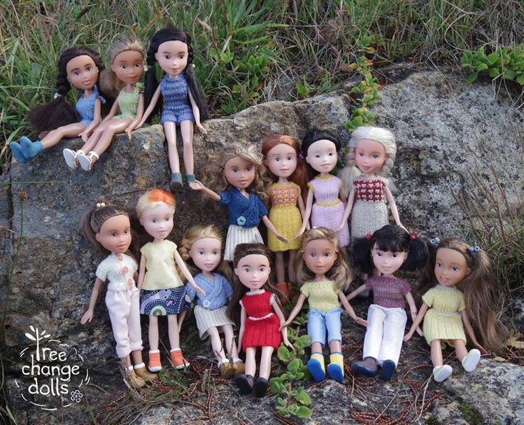 澳洲藝術家 Sonia Singh 幫娃娃們卸妝，並重新畫上各種五官，讓她們看起來更人性化。圖／擷自Tree Change Dolls facebook