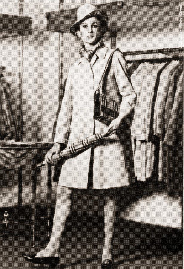 1960年代BURBERRY風衣。圖／BURBERRY提供