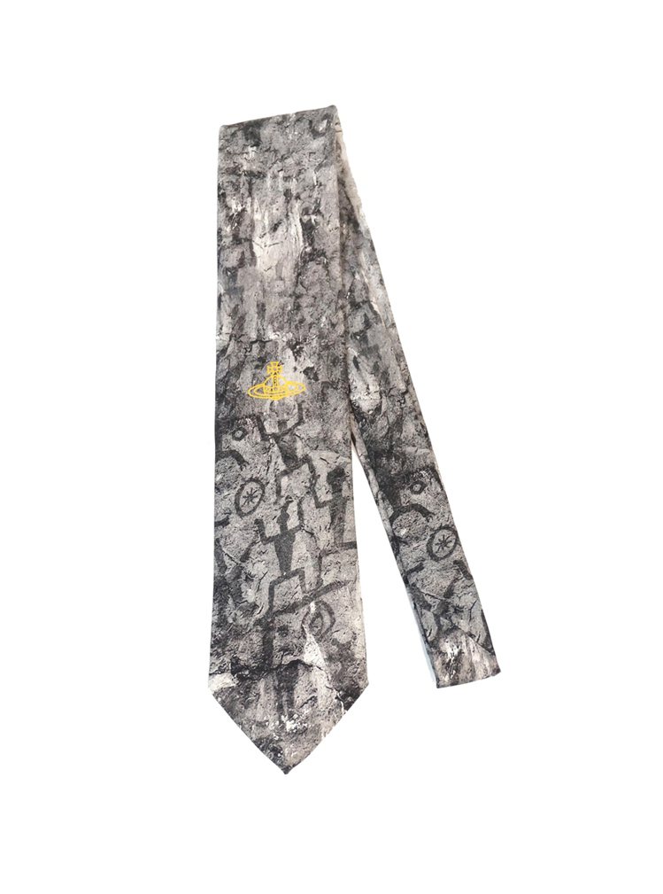 圖紋領帶，2900元。圖／Vivienne Westwood提供