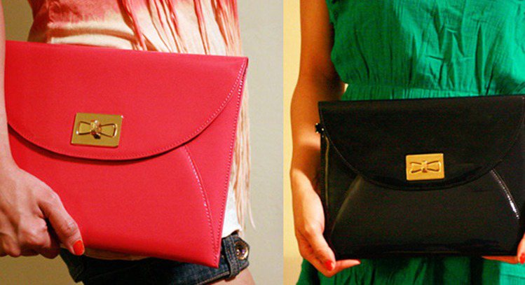 HENRIK FÄLTESIGN以信封形的clutch bag為概念將iPad時尚入袋。圖／Wow!La Vie