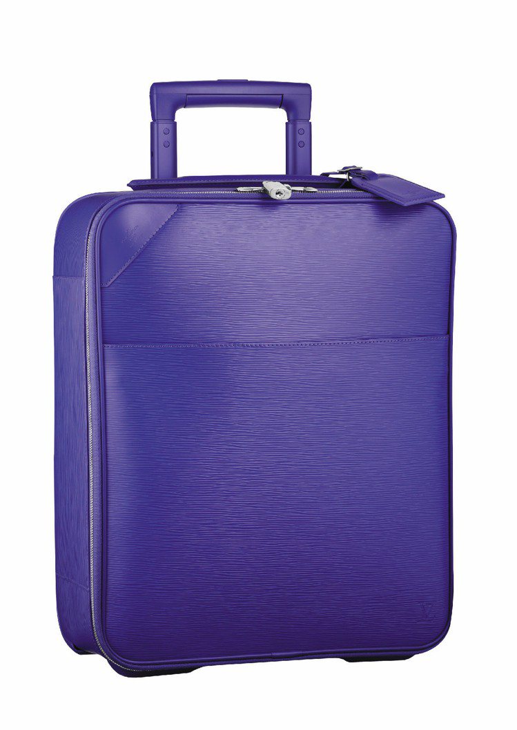 LV推Pegase 45的Epi皮革新材質2輪行李箱，104,000元。圖／LV提供