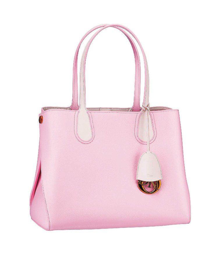 2014春夏Dior Addict淺粉色購物袋，價格未定。圖／Dior提供