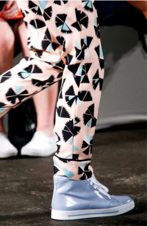 Mar By Marc Jacobs 秀上有多款運動鞋。圖／擷取自talktomyshoes