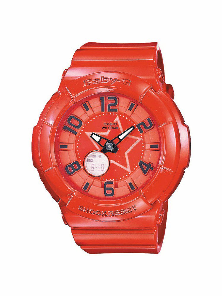卡西歐Baby-G系列BGA-133腕表，定價4,300元。圖／卡西歐提供