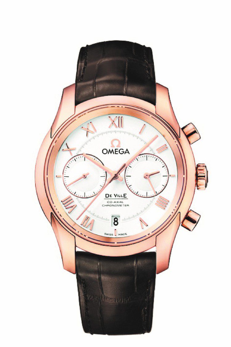 OMEGA碟飛天文台認證計時腕表，880,000元。圖／OMEGA提供