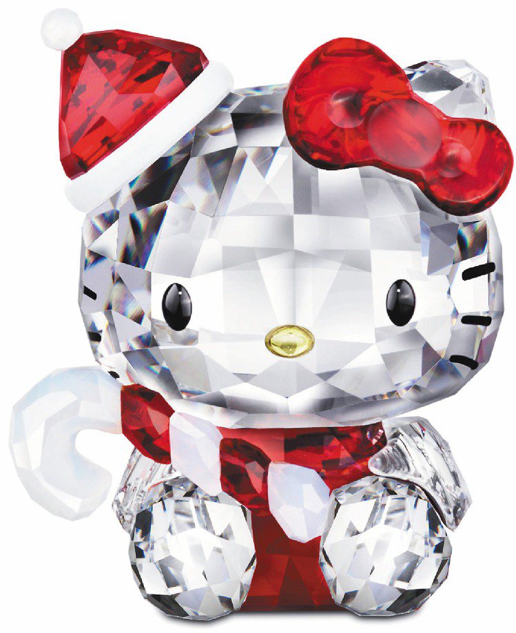 Hello Kitty Santa擺飾，可愛Kitty扮成耶誕老人送上祝福，4,500元。圖／施華洛世奇提供
