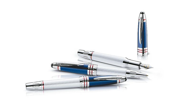 萬寶龍名人系列約翰甘迺迪限量款1917鋼筆、鋼珠筆與原子筆，10萬5,100元~...