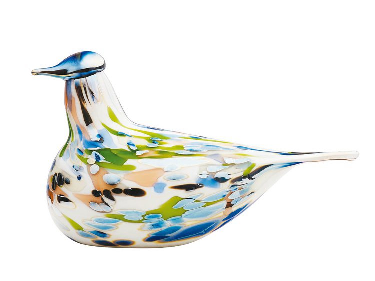 Iittala Birds by Toikka玻璃鳥工藝系列─榿木畫眉(Alder thrush)，6,900元。圖／業者提供