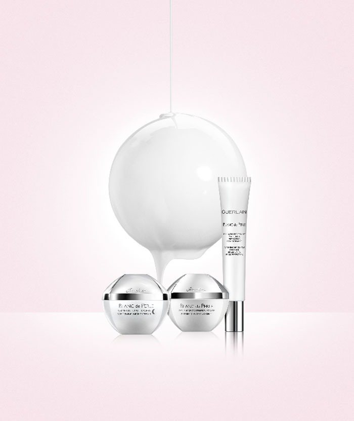 嬌蘭珍珠柔光系列，新上市淨白精華化妝水、淨白光透晚霜。圖／嬌蘭提供