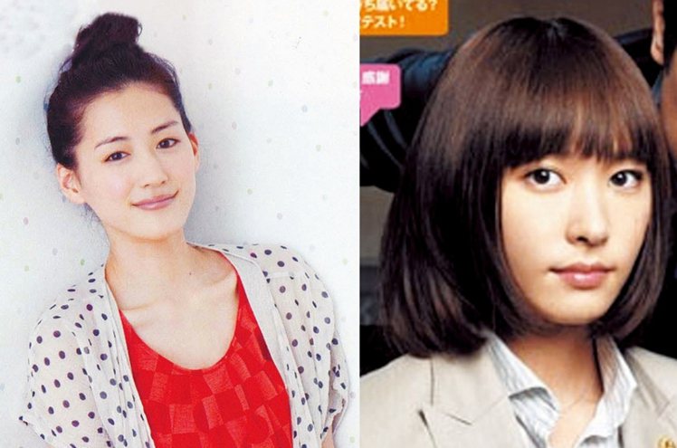 日本好女孩代表，(右)新垣結衣(左)綾瀨遙。圖／美人誌提供
