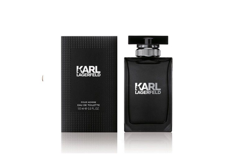 時尚大帝卡爾．拉格斐Karl Lagerfeld「同名時尚男性淡香水」，定價2850元/85ml。圖／鋒恩國際提供