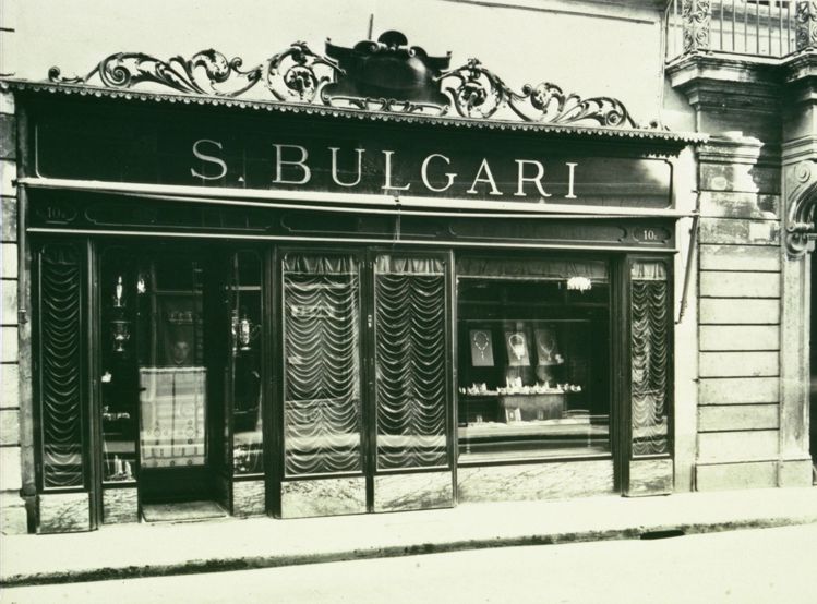 1920年代羅馬康多提大道店面，當時已直接用Bulgari為店名。圖／BVLGARI提供