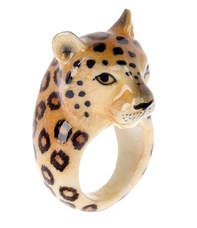 美洲豹戒指，售價4,280元。圖／金睛提供