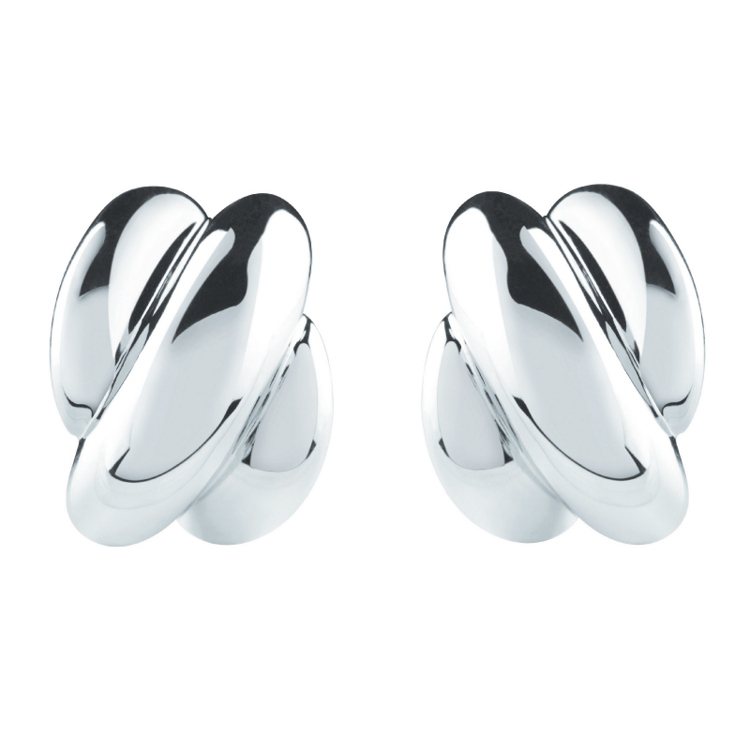 Gomitolo925純銀系列耳環
材質：銀、白鑽 
建議售價：NTD22,000 
圖／珠寶之星提供