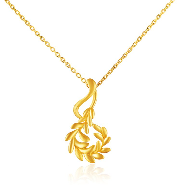 2015米蘭世博系列黃金墜飾。圖／周大福提供