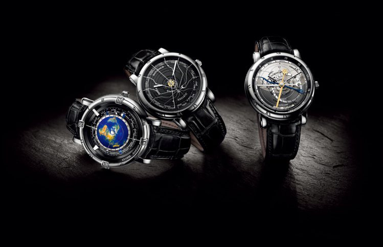 1980年代由歐克林博士擔綱設計的「天文三部曲」套錶，透過三只功能截然不同的錶款來演繹伽利略、哥白尼以及克卜勒的學說，向這三位天文科學先驅致敬，至今仍是各大品牌所推出天文錶中最具代表地位的經典之一。圖／時間觀念提供