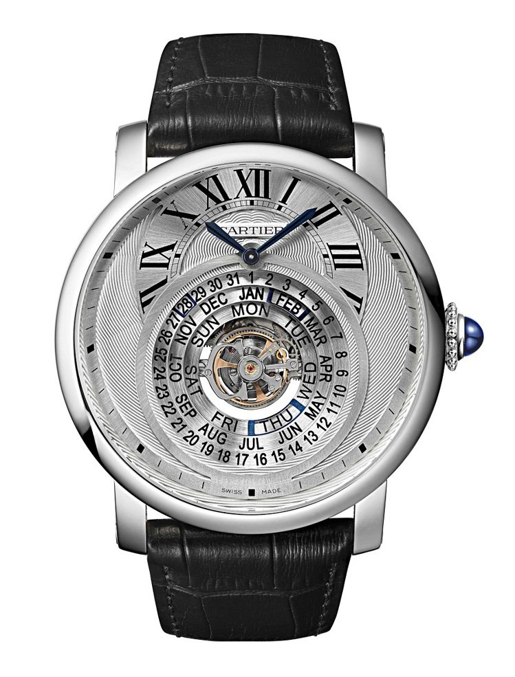 卡地亞Rotonde de Cartier Astrocalendaire天體運轉式萬年曆腕表，650萬元。圖／Cartier提供