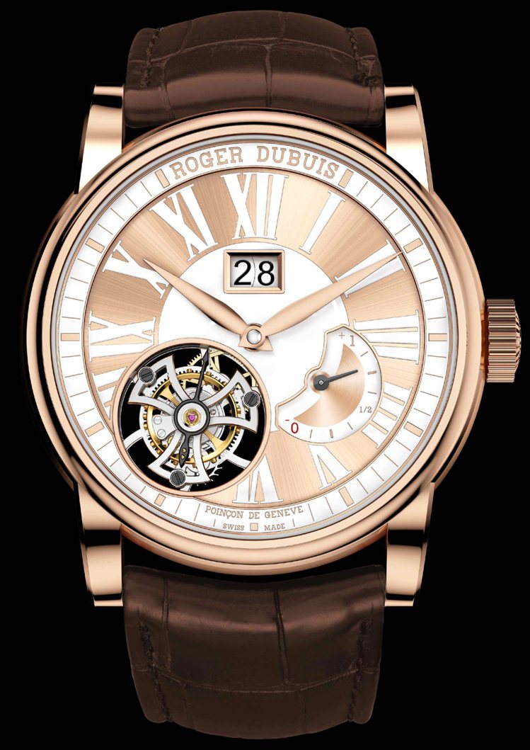 Hommage Tribute to Mr Roger Dubuis向羅杰杜彼先生致敬腕錶，NT$ 5,650,000。圖／羅杰杜彼提供