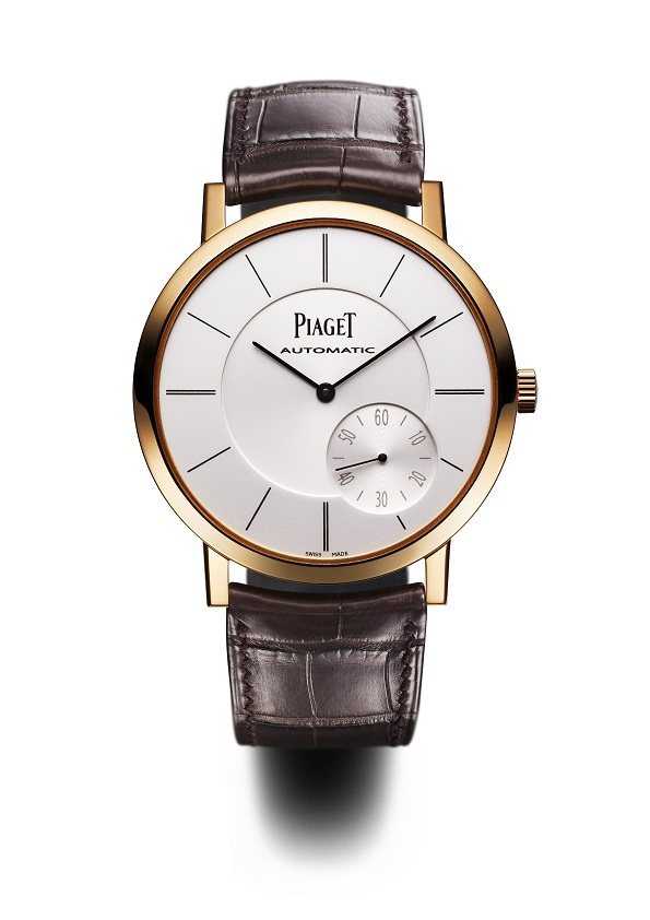 伯爵在2010年為慶祝12P問市50周年，推出1208P機芯系列腕表。圖／Piaget提供