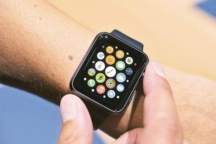 蘋果Apple Watch，將掀起鐘表界的大革命。 美聯社