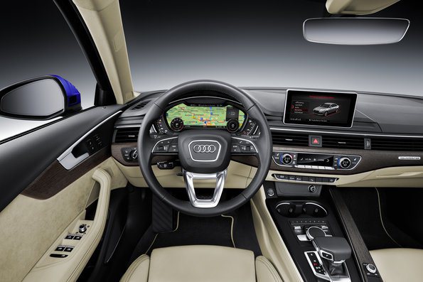 儀表可選配LCD全彩虛擬式數位儀表。 Audi提供