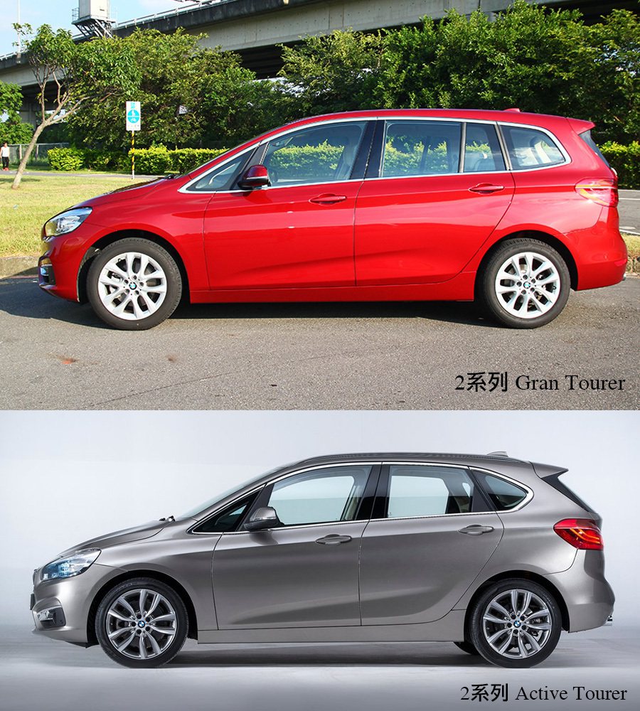 把兩台車的照片放在一起比較，立即就能仔細看出車尾部分的差異。 BMW提供