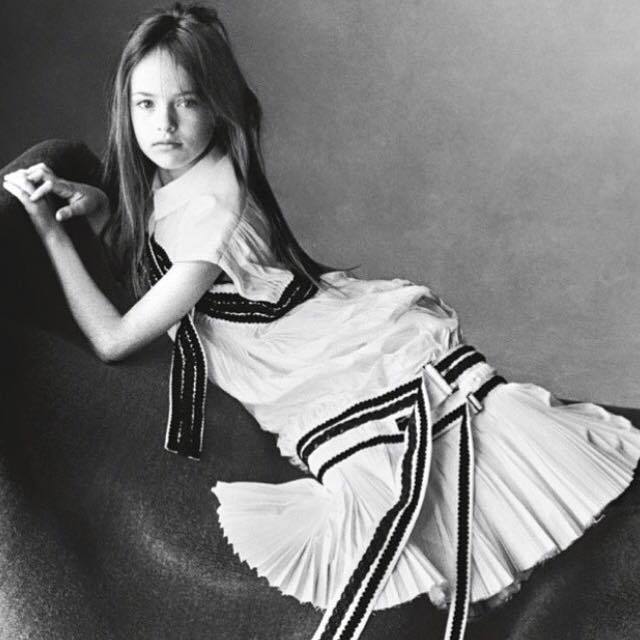 素有「世界最年輕的超模」之稱的 Kristina Pimenova 今年才 9 歲。圖／擷自KristinaPimenova facebook