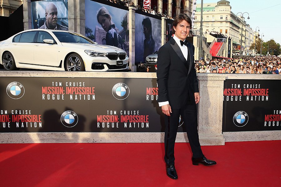阿湯哥於7月23日參與奧地利共和國首都和維也納舉辦的《不可能的任務：失控國度》電影首映會。 BMW提供
