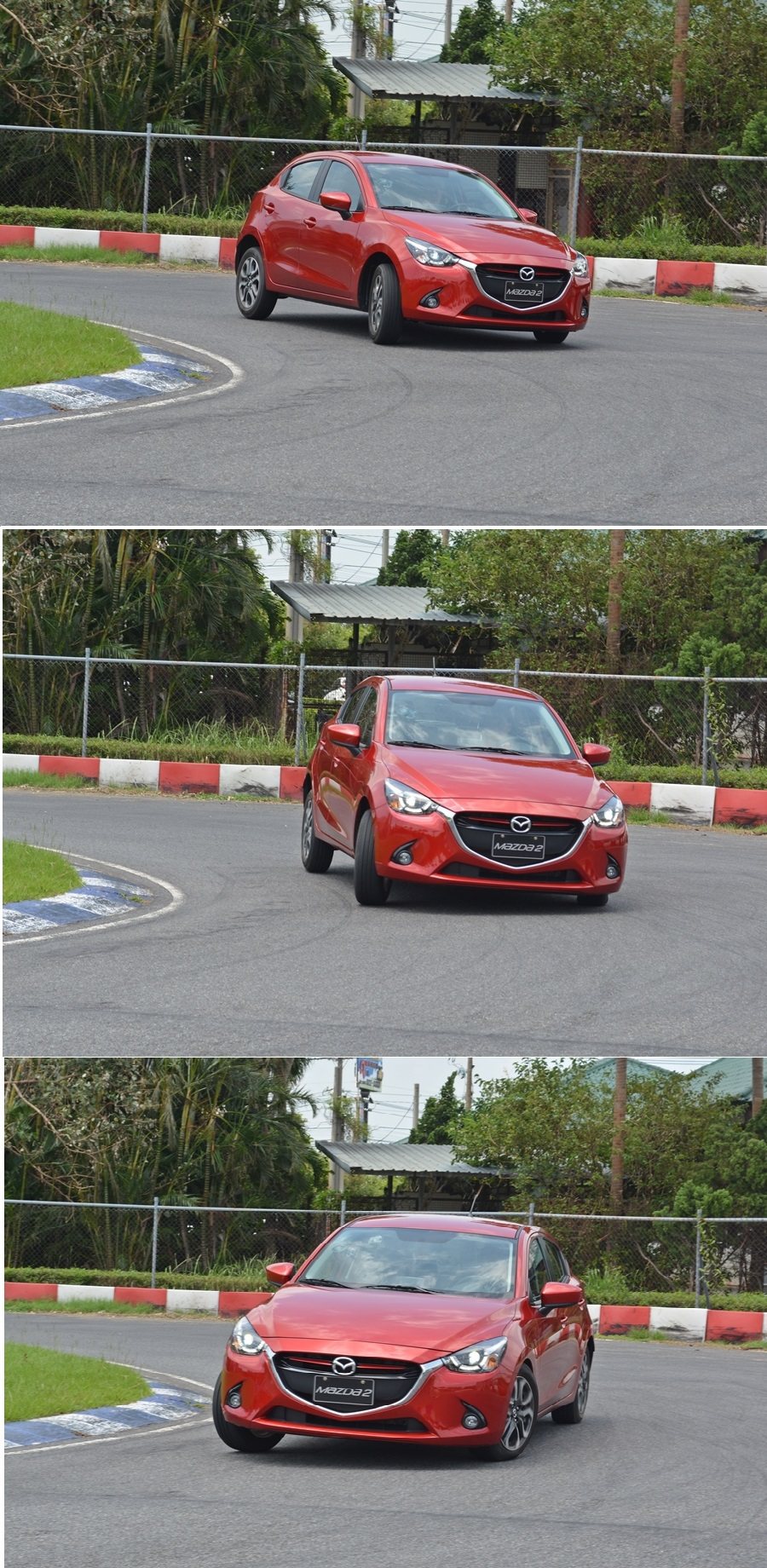 Mazda2擁同級車最小的迴轉半徑（4.7到4.8m），以及最低14.8轉向齒比...