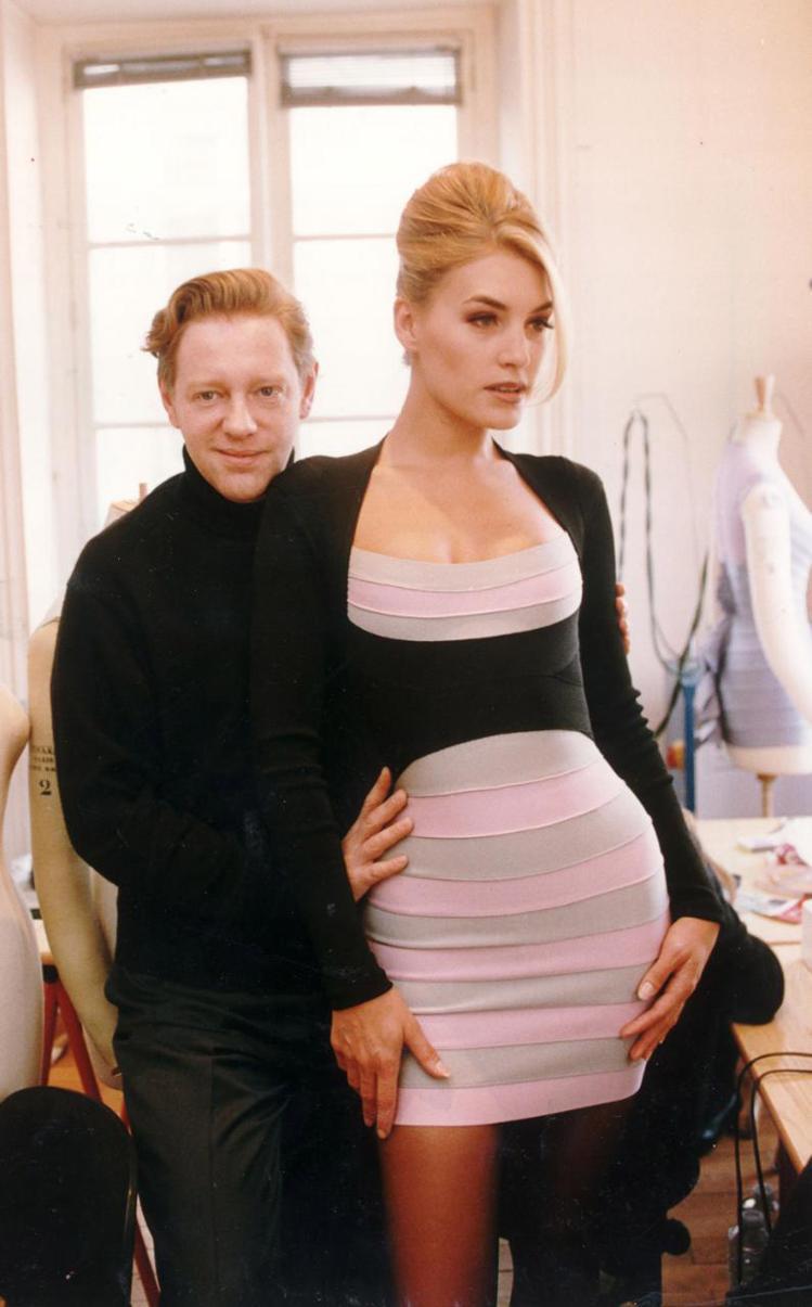 Hervé Léger 的繃帶洋裝最初在八○年代誕生。圖／擷自telegraph.co.uk