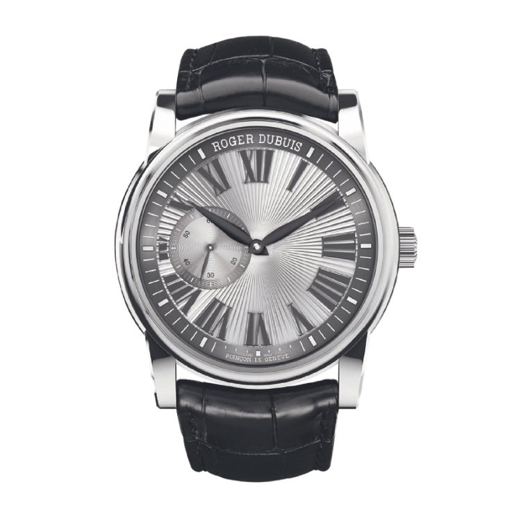 Hommage Automatic 自動腕錶／白K金款／直徑42毫米18K白金錶殼　參考價 NT$ 1,015,000。圖／時間觀念提供