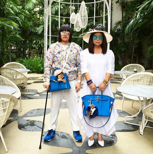 泰國土豪母子檔－－Peepy和媽媽Mother Lee。圖／擷取自Instagram