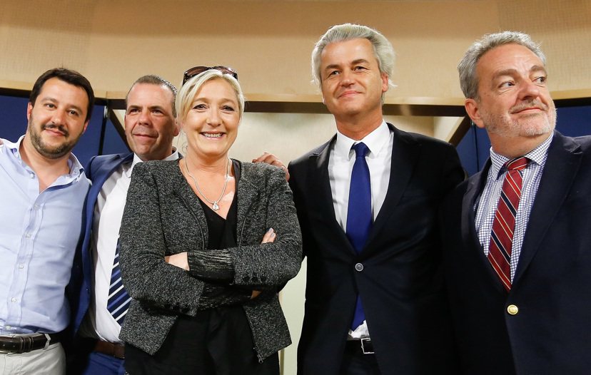 雷朋帶領法國民族陣線黨於去（2014）年，與荷蘭自由黨、奧地利自由黨、比利時弗拉...