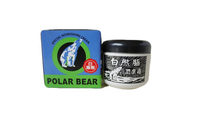 白熊脂潤膚霜，台灣樂天市場售價76元、運費60元；momo摩天商城定價99元、售價89元。