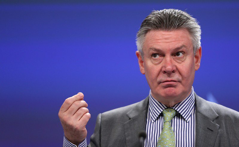 歐盟執委會負責大西洋貿易及投資協定談判TTIP的貿易部長Karel De Gucht。 圖／路透社