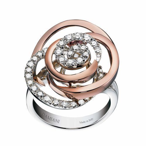 BOCCIOLO系列珠寶戒指，建議售價34萬9,000元。圖／DAMIANI提供