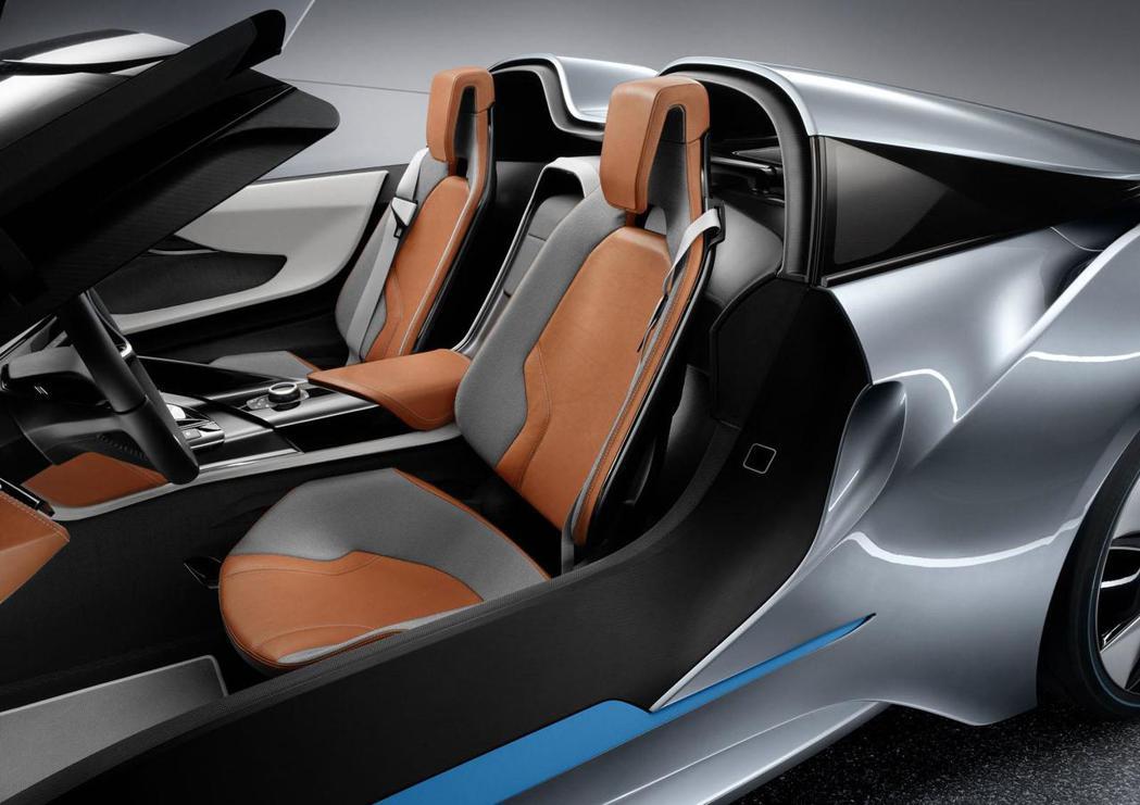 i8 Spyder座艙採雙座雙門設定。 摘自BMW.com