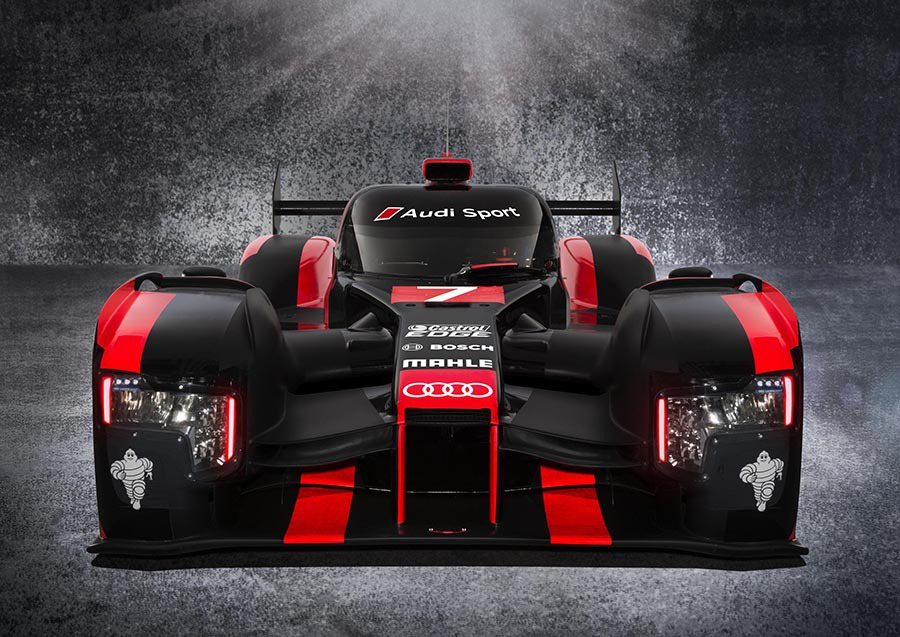 耐力賽之王Audi R18將以最新輕量化科技及全新柴電複合動力系統，強勢問鼎2016年Le Mans 24小時耐久錦標賽與FIA世界耐力錦標賽。 Audi提供
