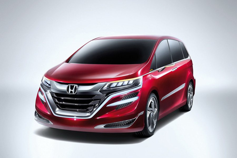 2013年上海車展中發表的 Honda Concept M概念車。 Honda提...