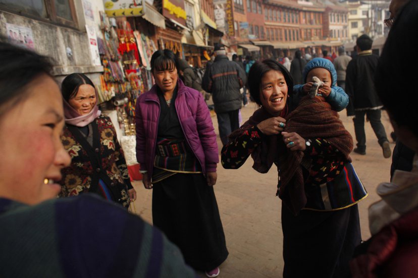 新的2016，動盪中的尼泊爾也試著重新上路。 圖／美聯社