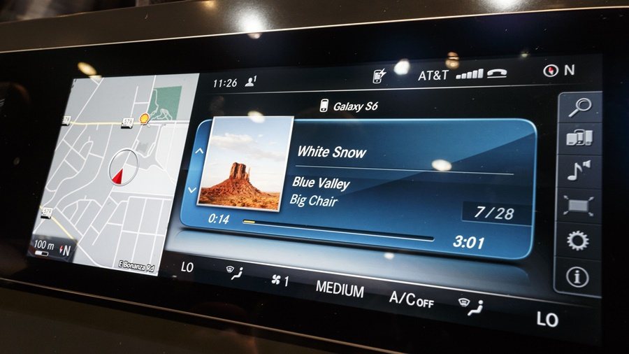 E系列搭載超高解析中控螢幕。 圖／Mercedes Benz提供