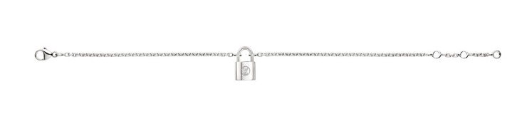Silver Lockit慈善系列手鍊，18,000元。圖／LV提供