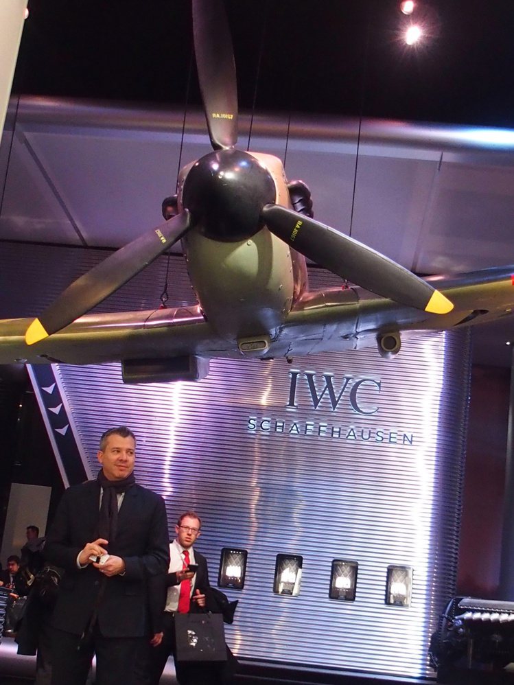 IWC展館設計呼應今年飛行員腕表系列主題。記者祁玲／攝影
