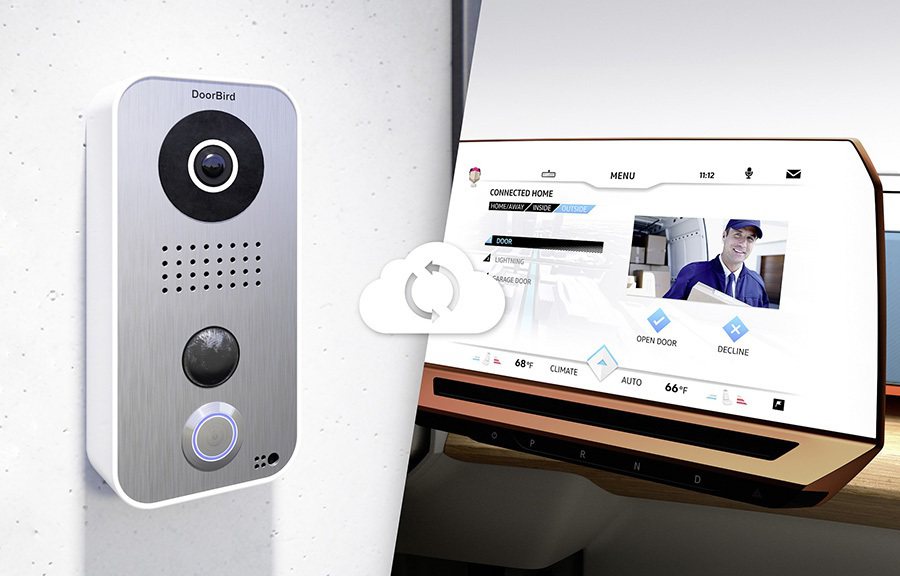 結合雲端科技，且藉此操控家中空調與燈光、連結如冰箱等電器、應答門鈴與通話。 Volkswagen提供