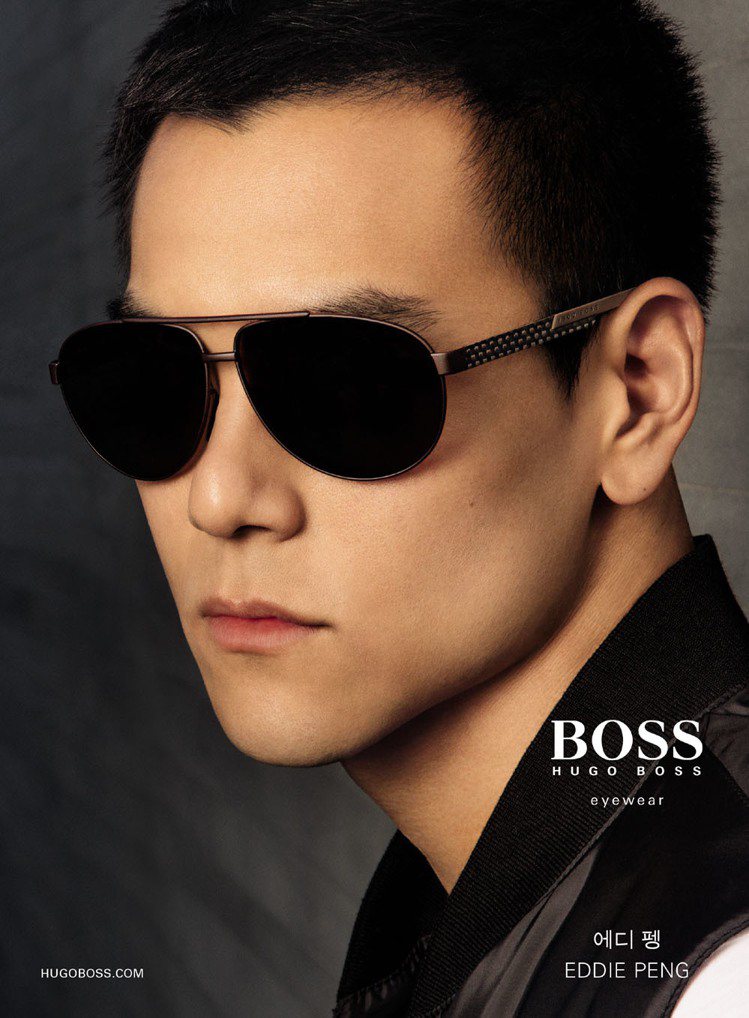 BOSS 推出 春夏 Eyewear 眼鏡系列廣告，請到彭于晏擔任代言人。圖／B...