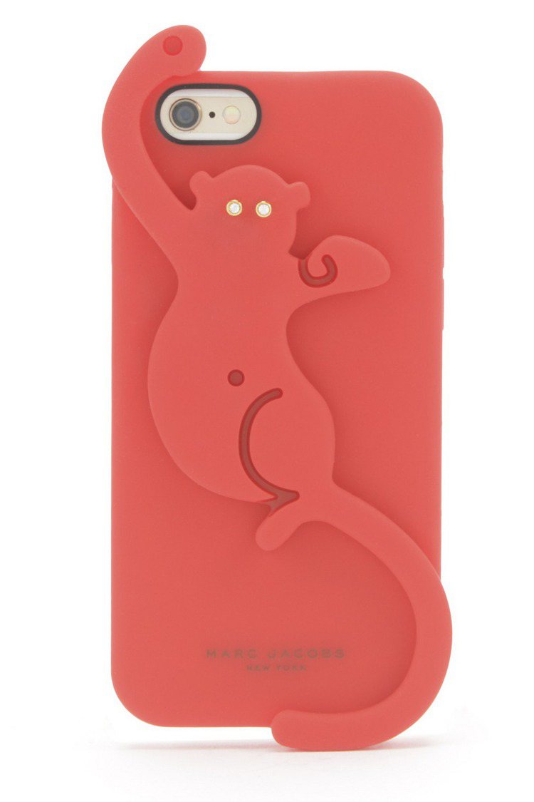 紅色長尾猴手機殼，售價4,590元。圖／Marc Jacobs提供