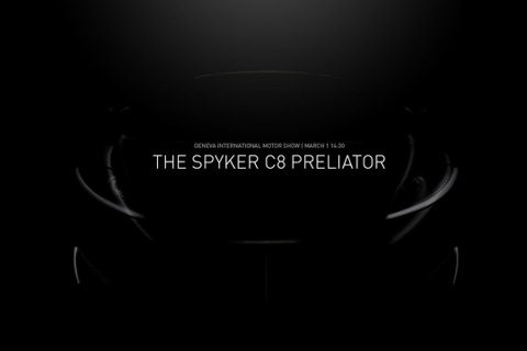 Spyker C8 Preliator秀神秘照 將推電動車型?