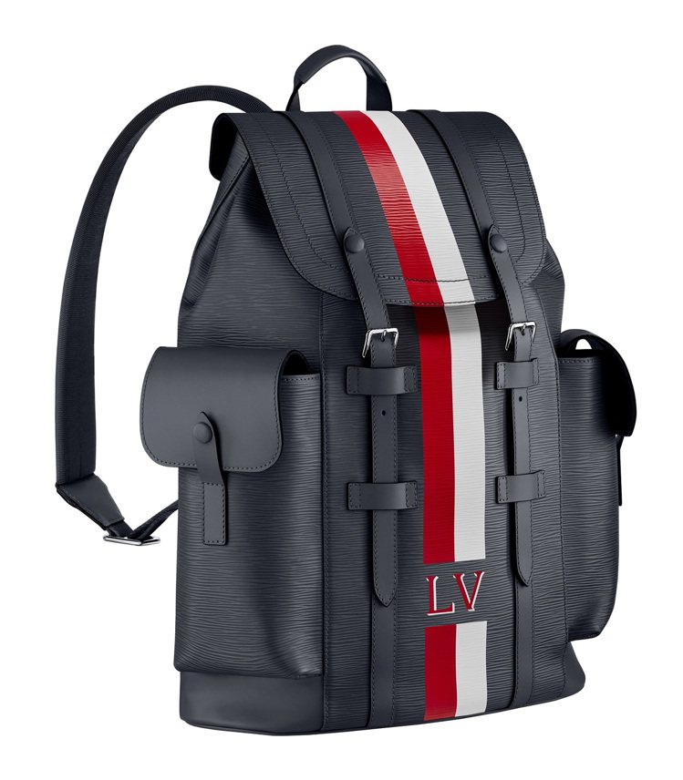 Louis Vuitton的Christopher Epi條紋後背包，價格13萬...