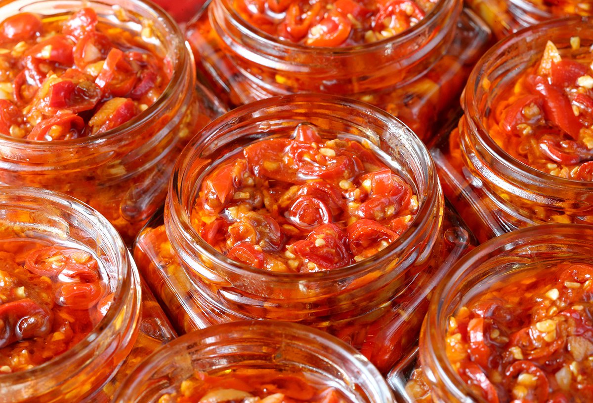 辣椒醬鈉含量高，最好適量攝取。