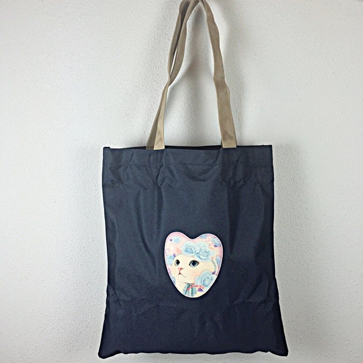 Jetoy甜蜜貓防潑水購物袋，售價850元。圖／粉絲谷提供